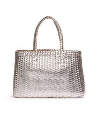 Borsa Tote intrecciata Alluminio