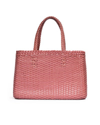 Borsa Tote intrecciata Rosa