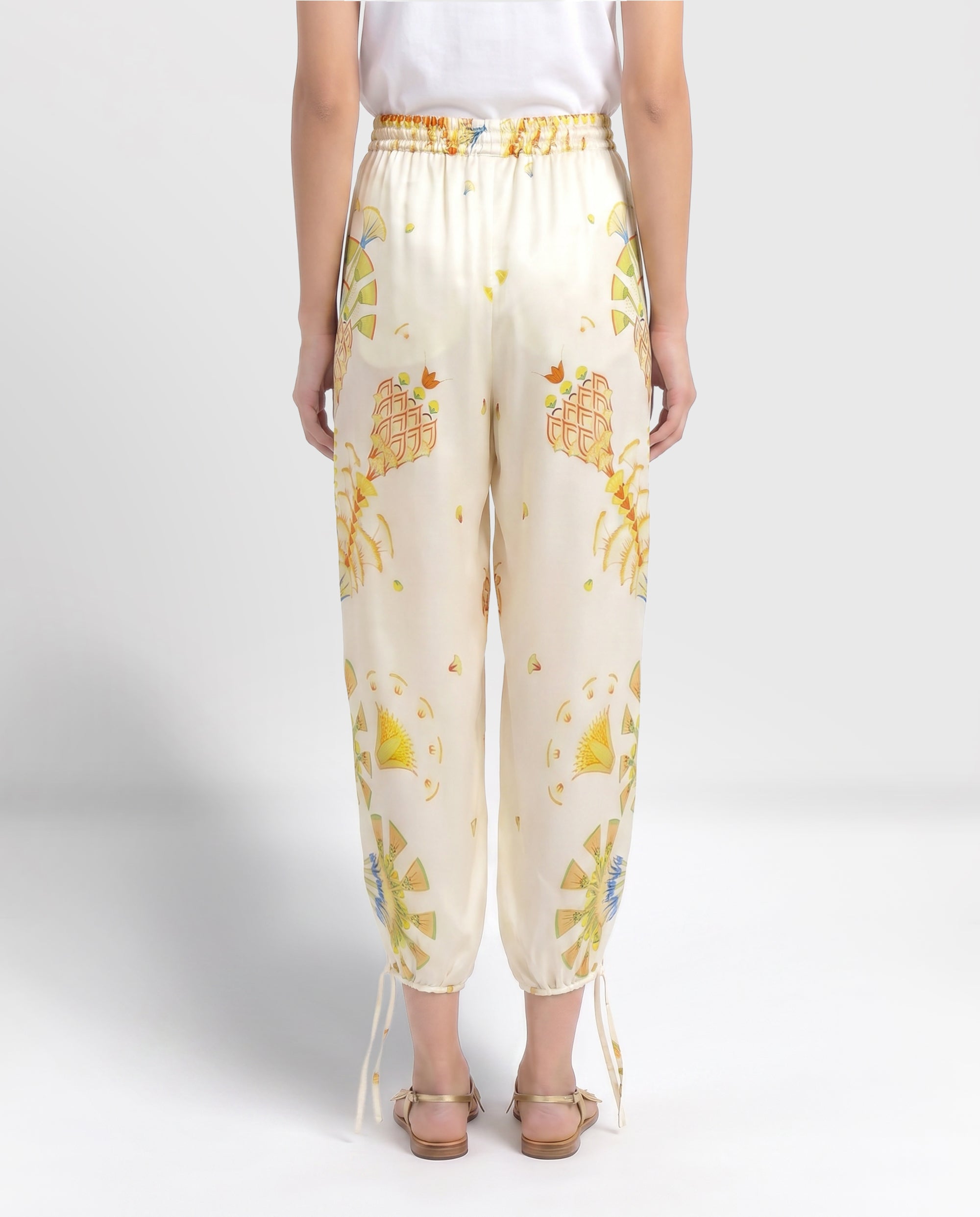 Pantalone Capri in seta