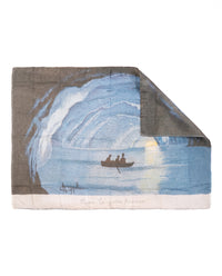 Sciarpa cartolina di Capri in modal e cashmere