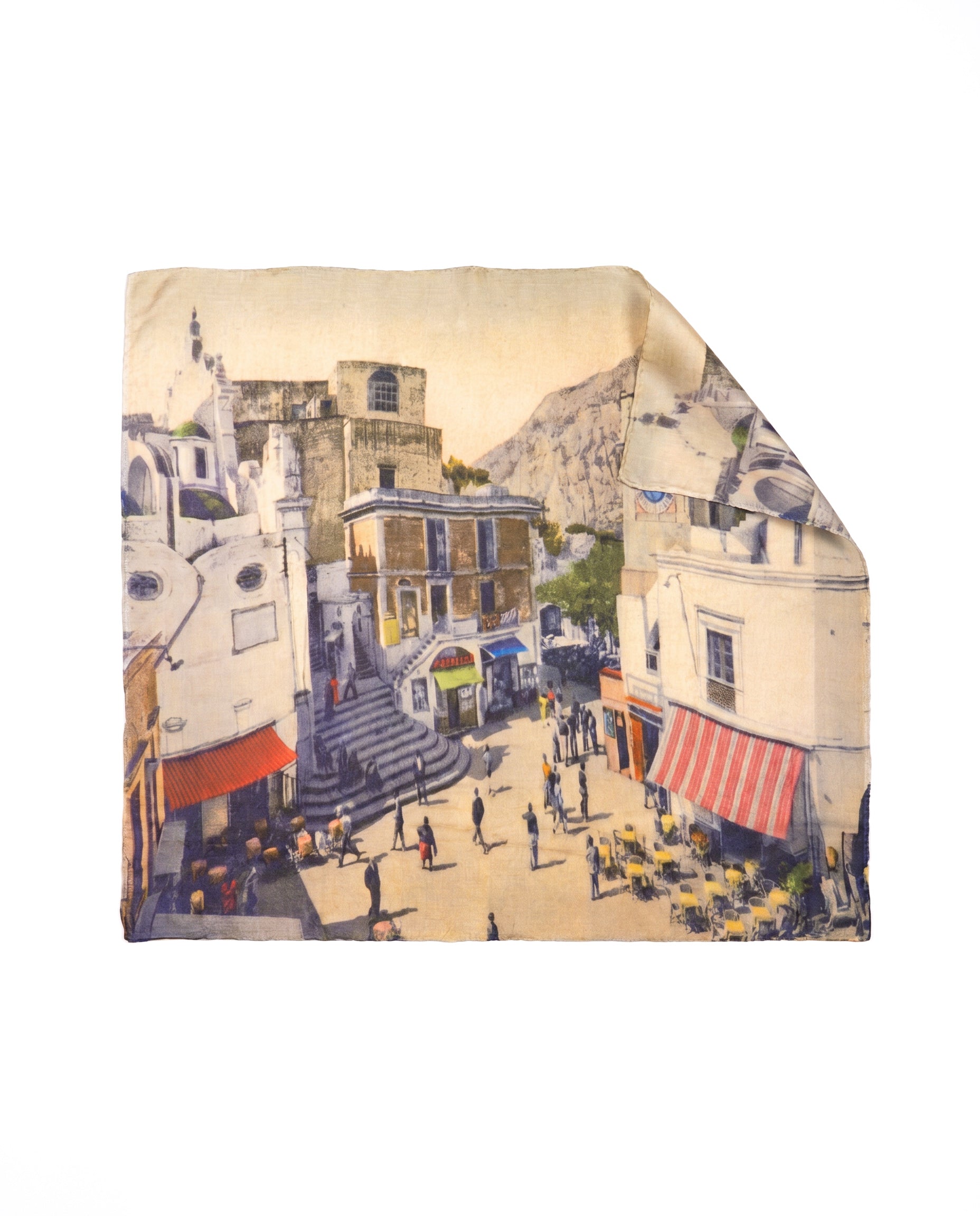 Sciarpa unisex piazzetta di Capri
