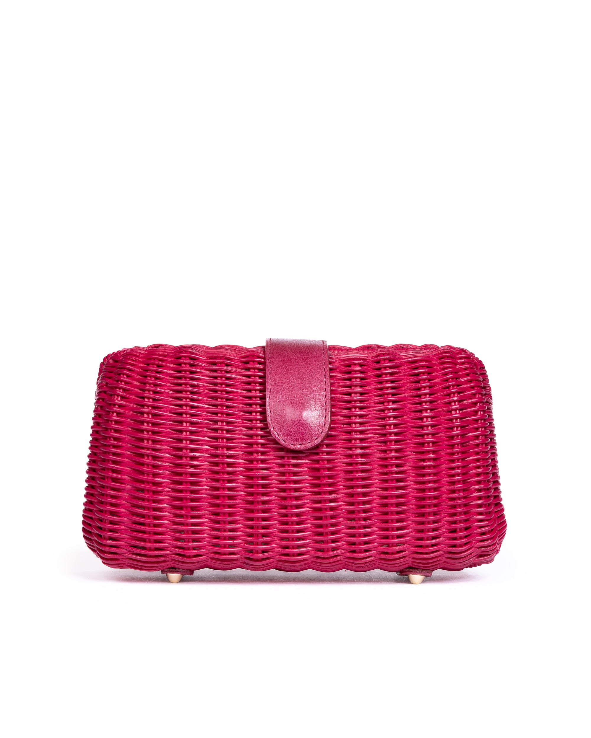 Clutch in Midollino Fucsia
