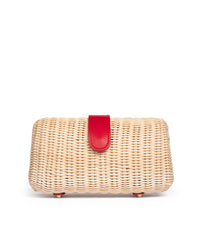 Clutch in Midollino Naturale/Rosso