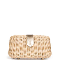 Clutch in Midollino Naturale/Platino
