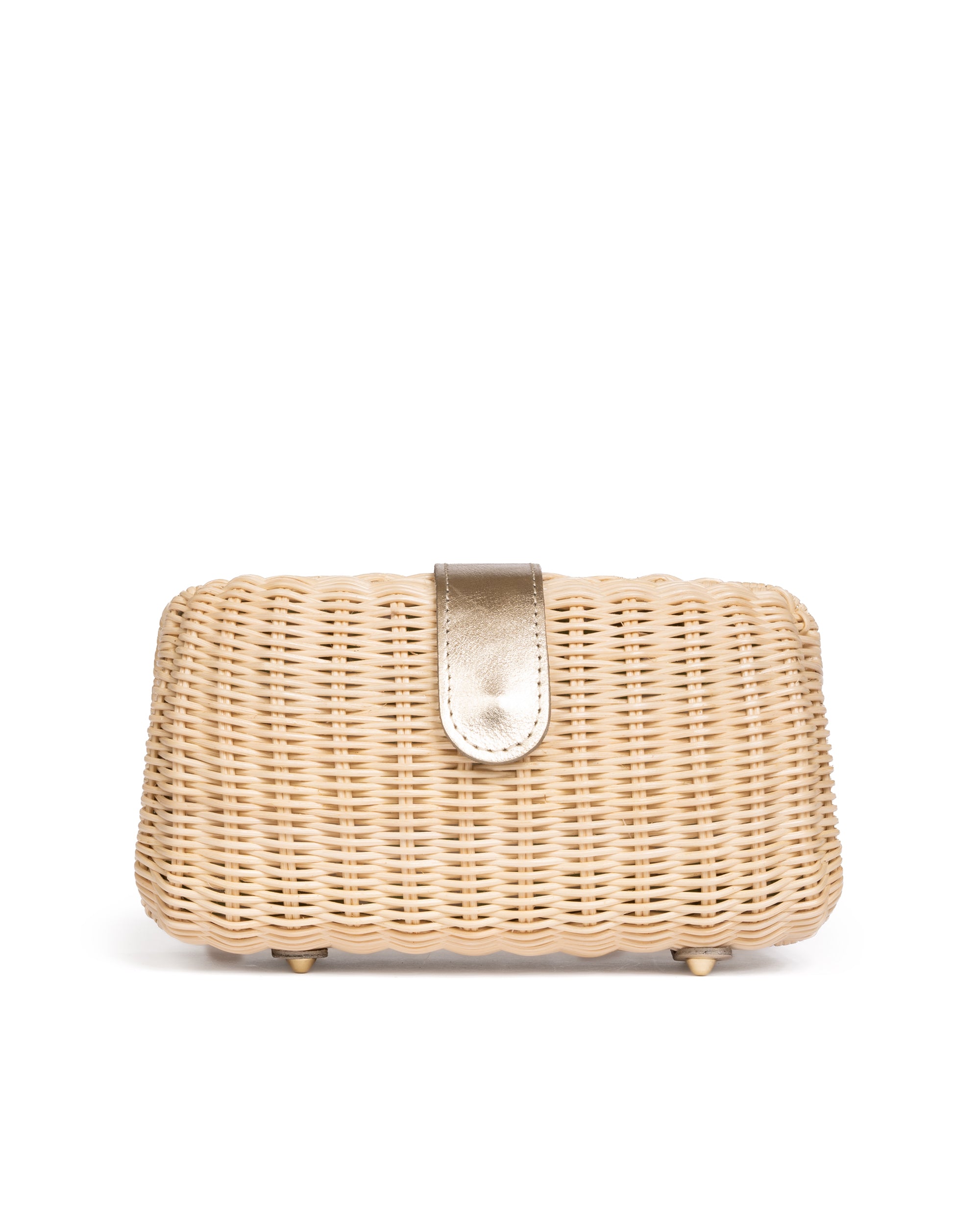 Clutch in Midollino Naturale/Platino