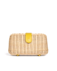 Clutch in Midollino Naturale/Giallo