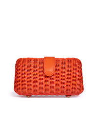 Clutch in Midollino Arancione