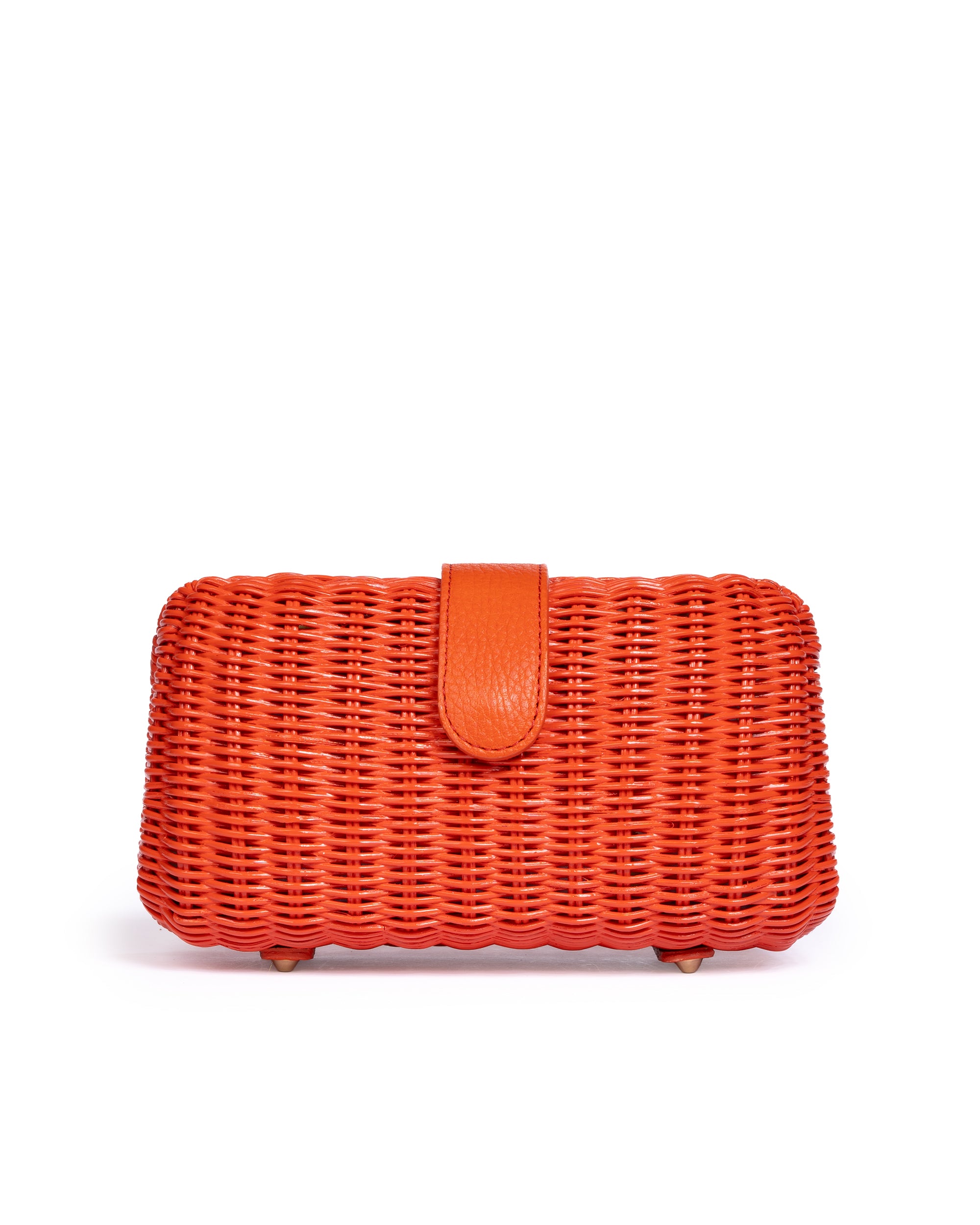 Clutch in Midollino Arancione