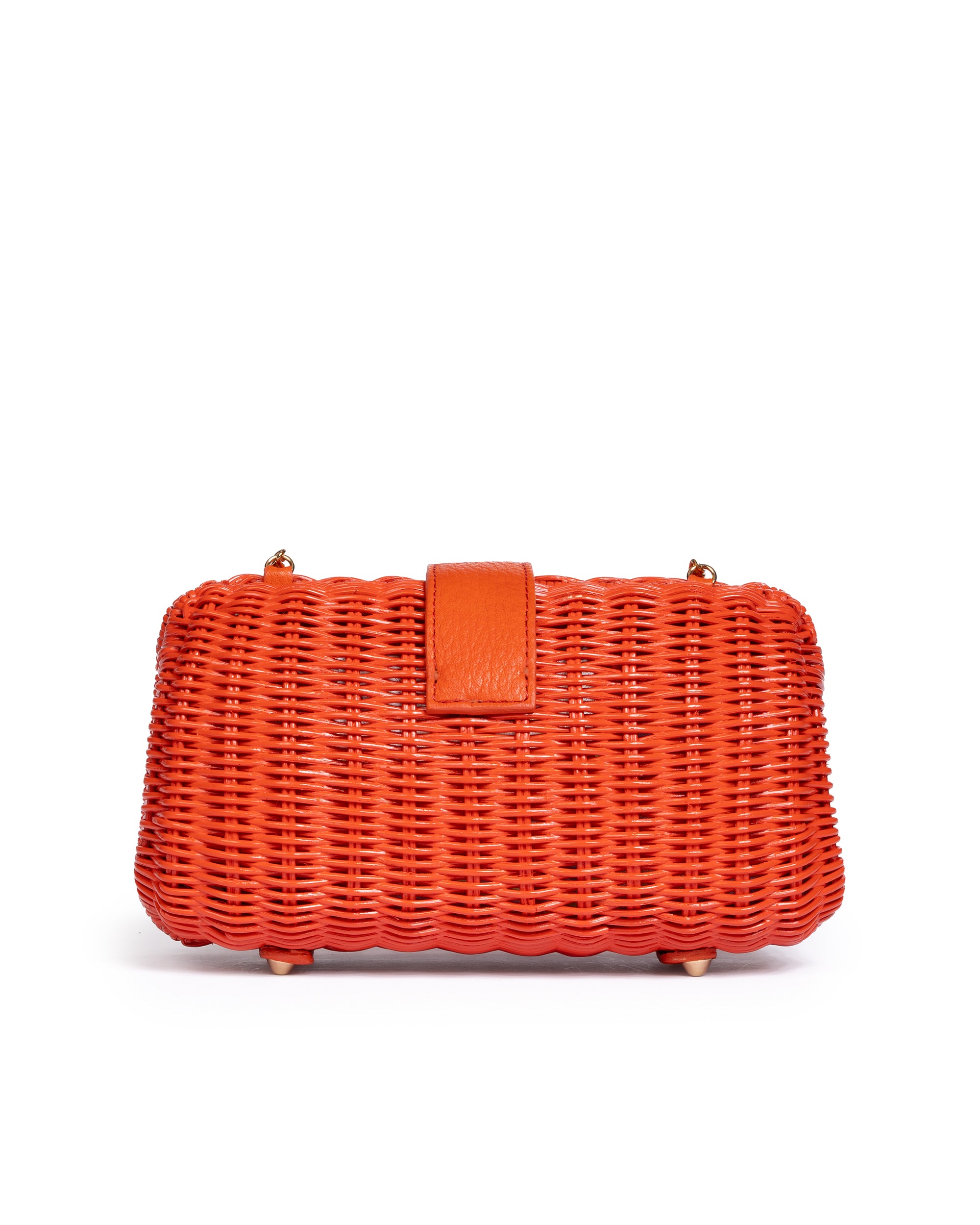 Clutch in Midollino Arancione