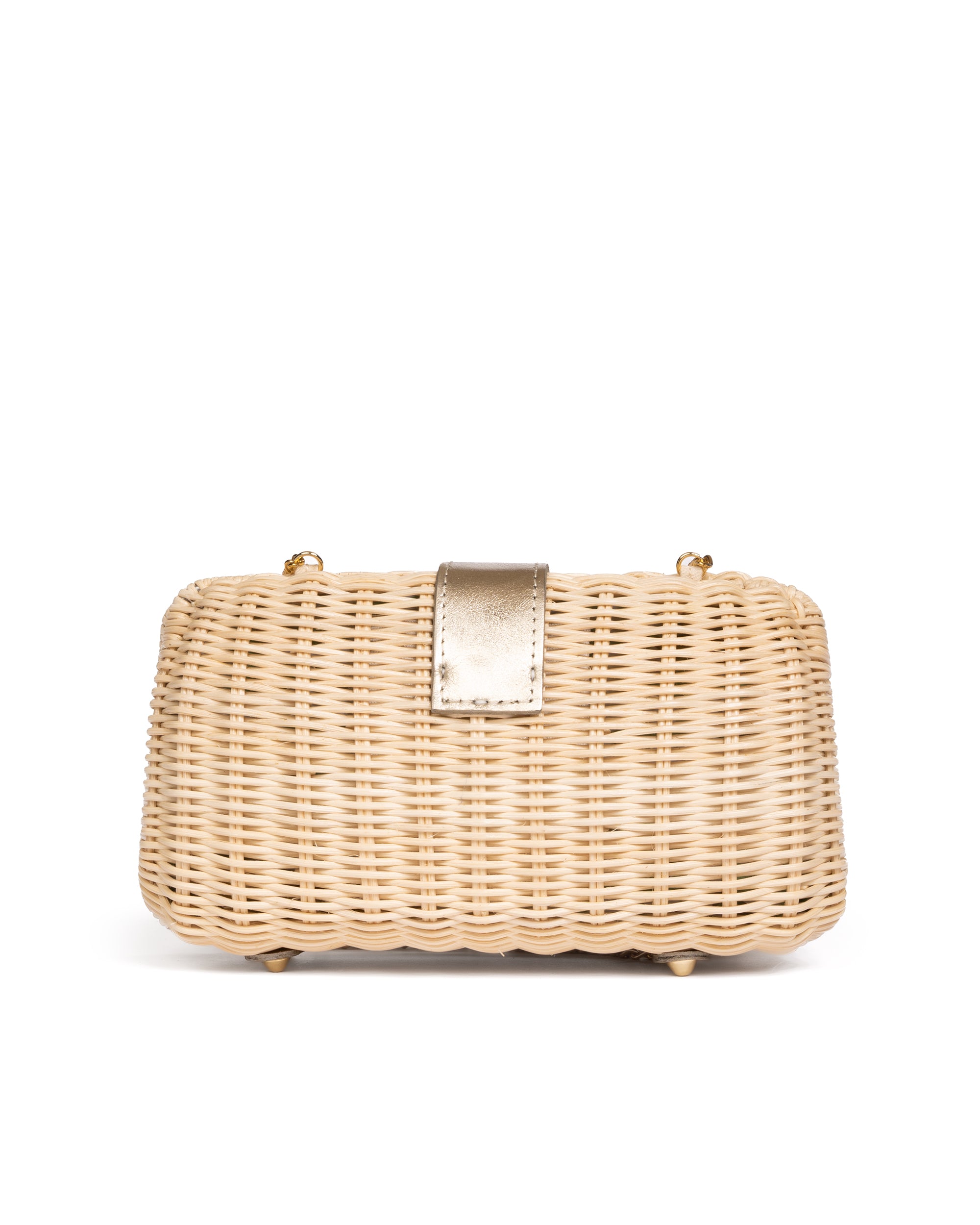 Clutch in Midollino Naturale/Platino