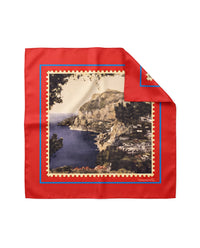Foulard francobollo cartolina