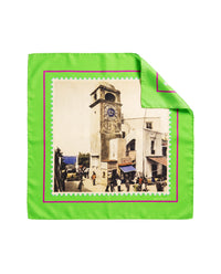 Foulard in pura seta Piazzetta di Capri