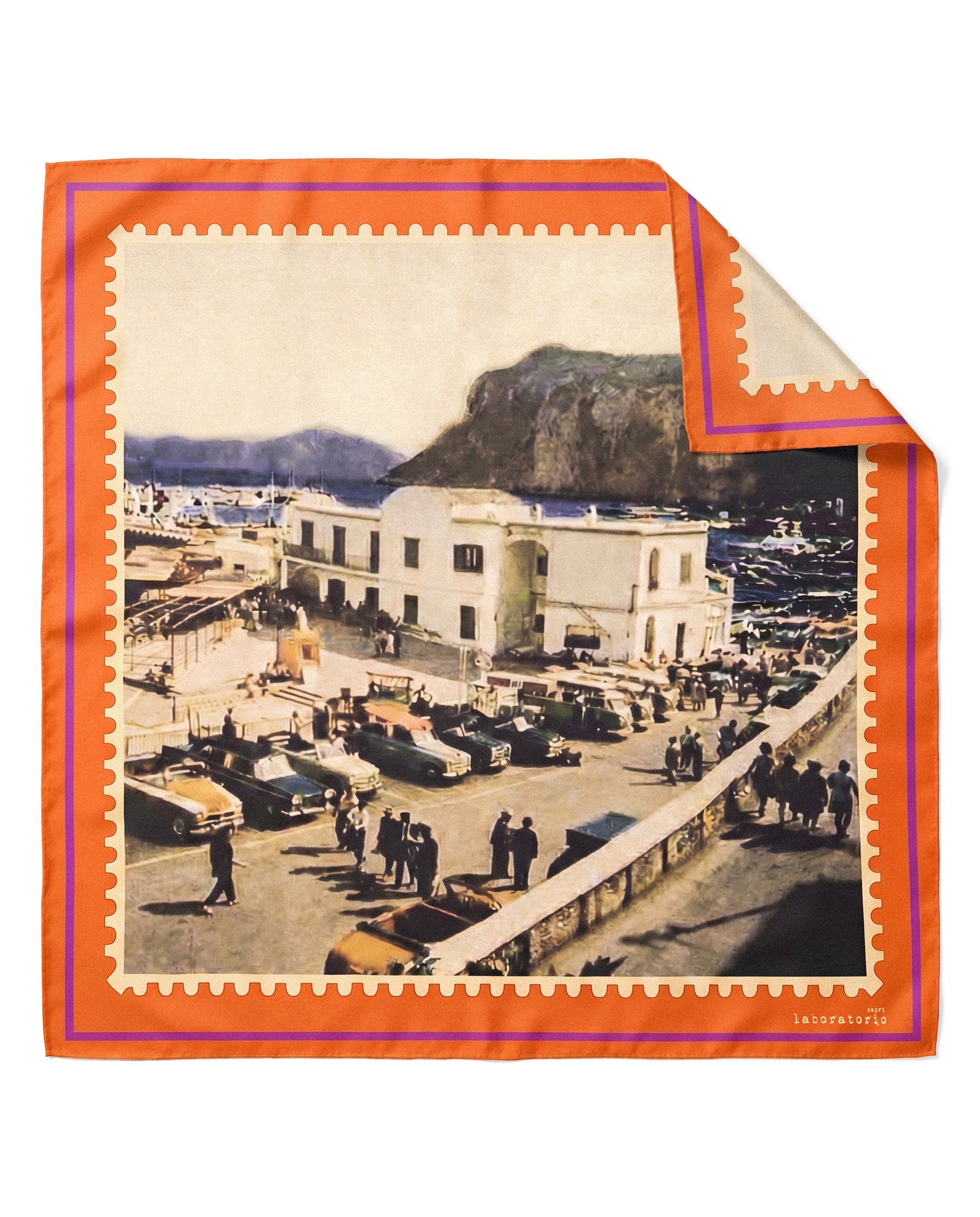 Foulard antica cartolina di Capri