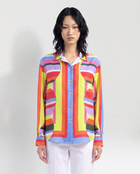 Camicia sartoriale in twill