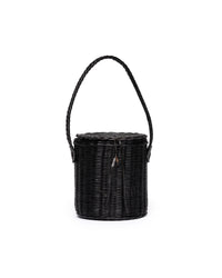 Borsa in midollino nero