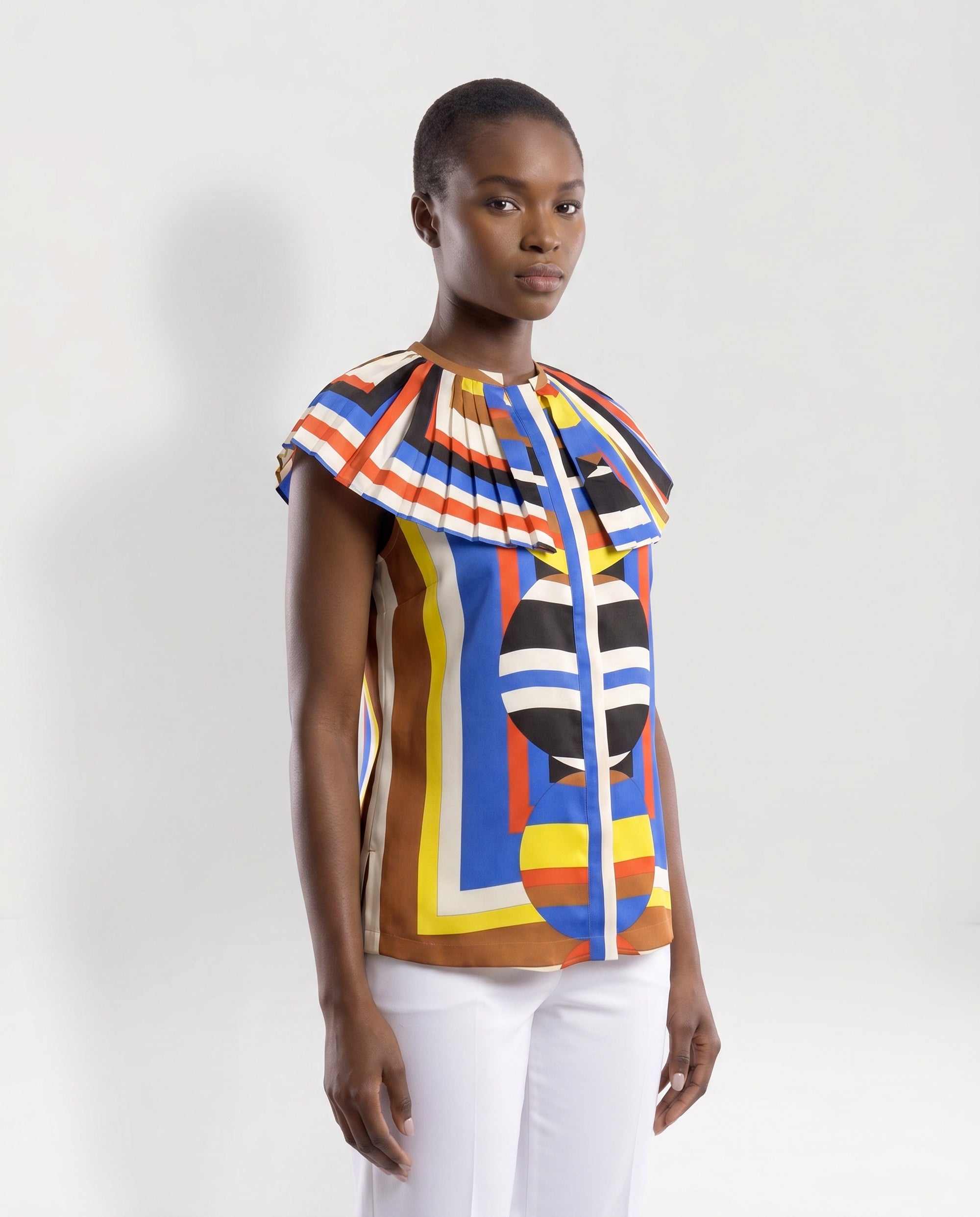 Camicia maxi colletto