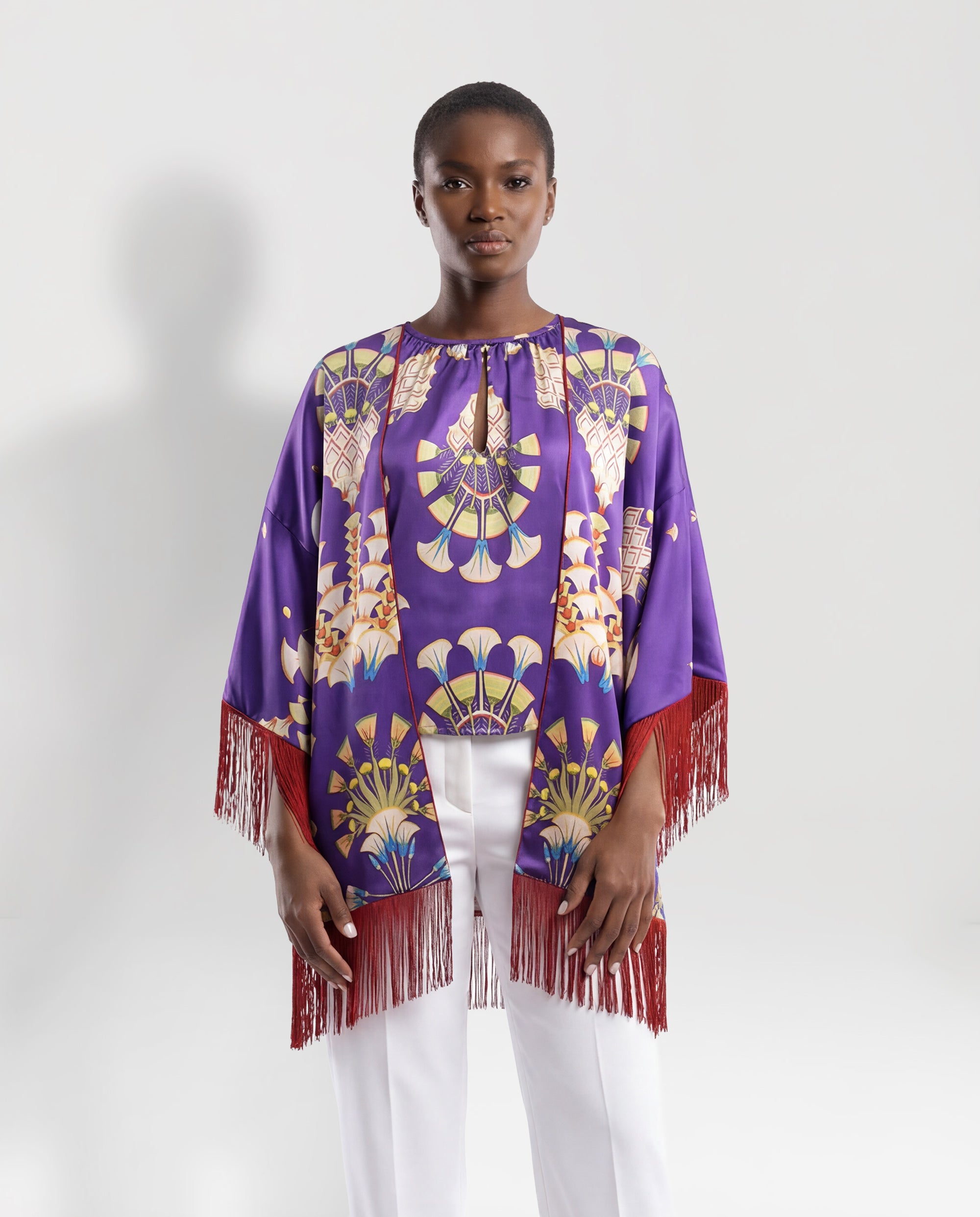 Giacchina kimono sartoriale double-face