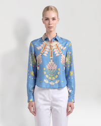 Camicia con volant